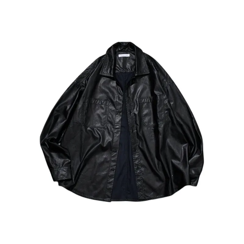 FREAK'S STORE Leather Jacket Men's Black-0