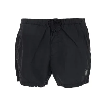 STONE ISLAND Compass Patch Mid Rise Swim Shorts