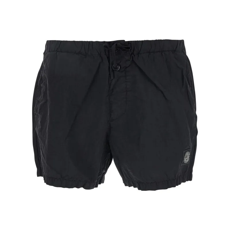 STONE ISLAND Compass Patch Mid Rise Swim Shorts-0