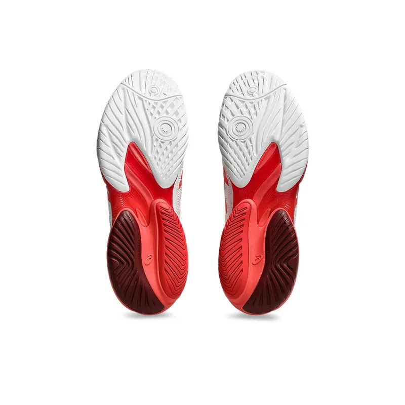 Asics Court Ff 3 Novak White Electric Red-3