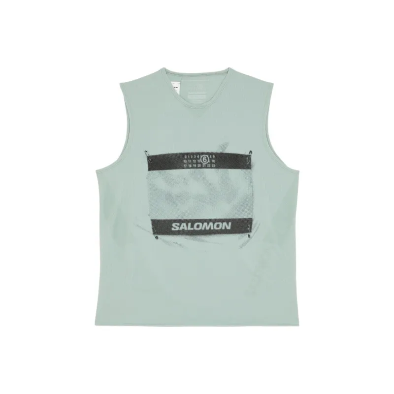MM6 Maison Margiela X Salomon Logo print Tank Top-0
