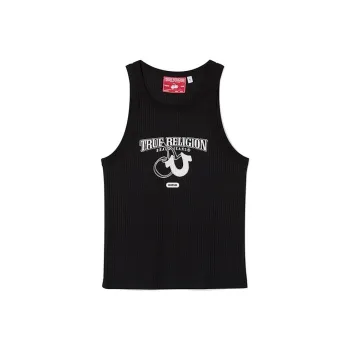 Kirsh x TRUERELIGION SS24 Tank Tops Women's Black