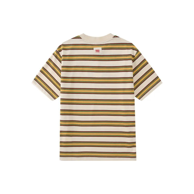 Checkitout T Shirt Unisex Lemon Summer White Yellow Green-3
