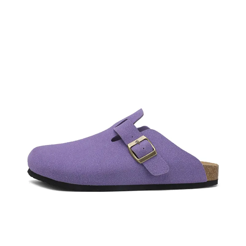 VAEL Rubber Sole Odor Resistant Abrasion Resistant Slip Resistant Antibacterial Closed Toe Slippers Unisex-5