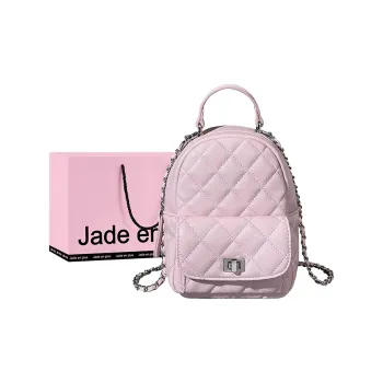 Jade En Plus PU Backpack Regular Women's Rose Pink/Tail Black/Ivory White