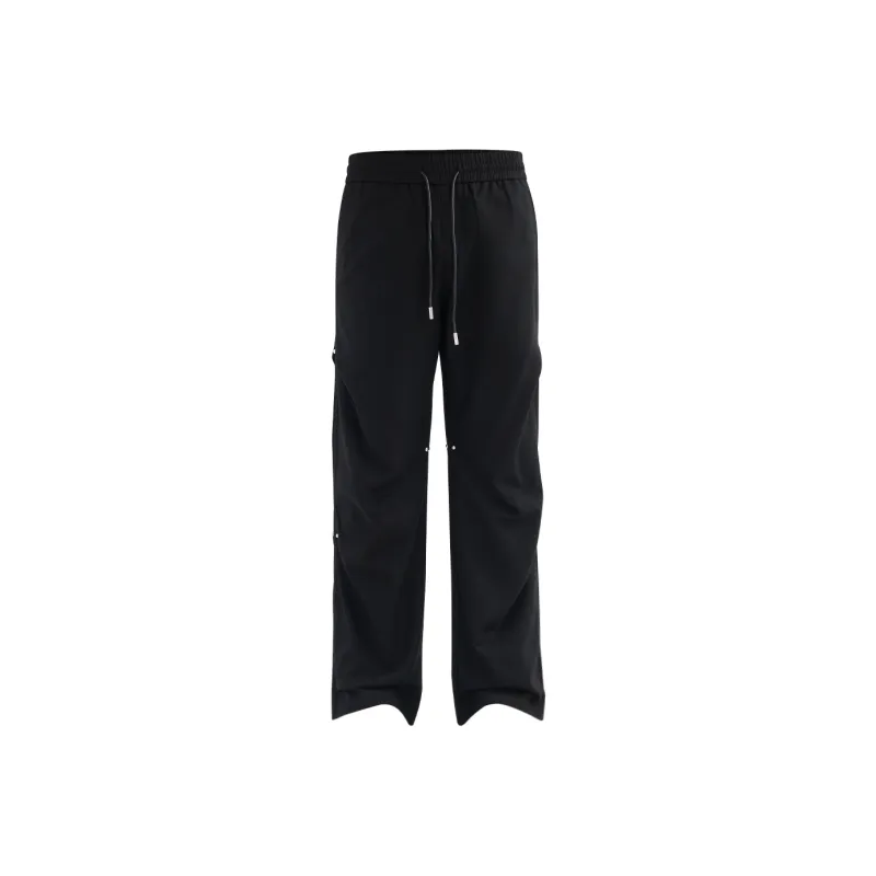 CHINISM Casual Pants Unisex Black-0