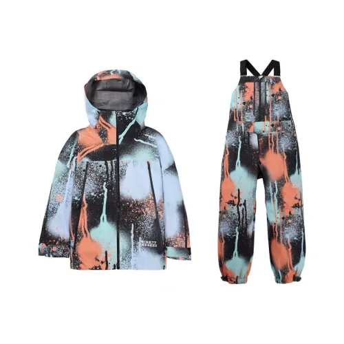 BURTON MINE 77 Collection GORE TEX 3L Jacket Ski Suit Sets Unisex Mixed Color