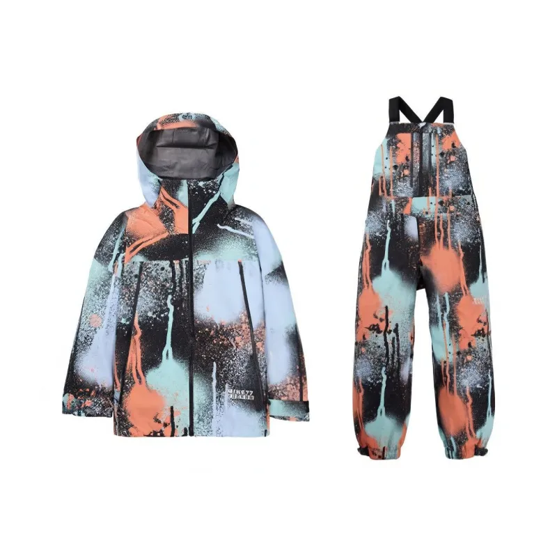 BURTON MINE 77 Collection GORE-TEX 3L Jacket Ski Suit Sets Unisex Mixed Color-0