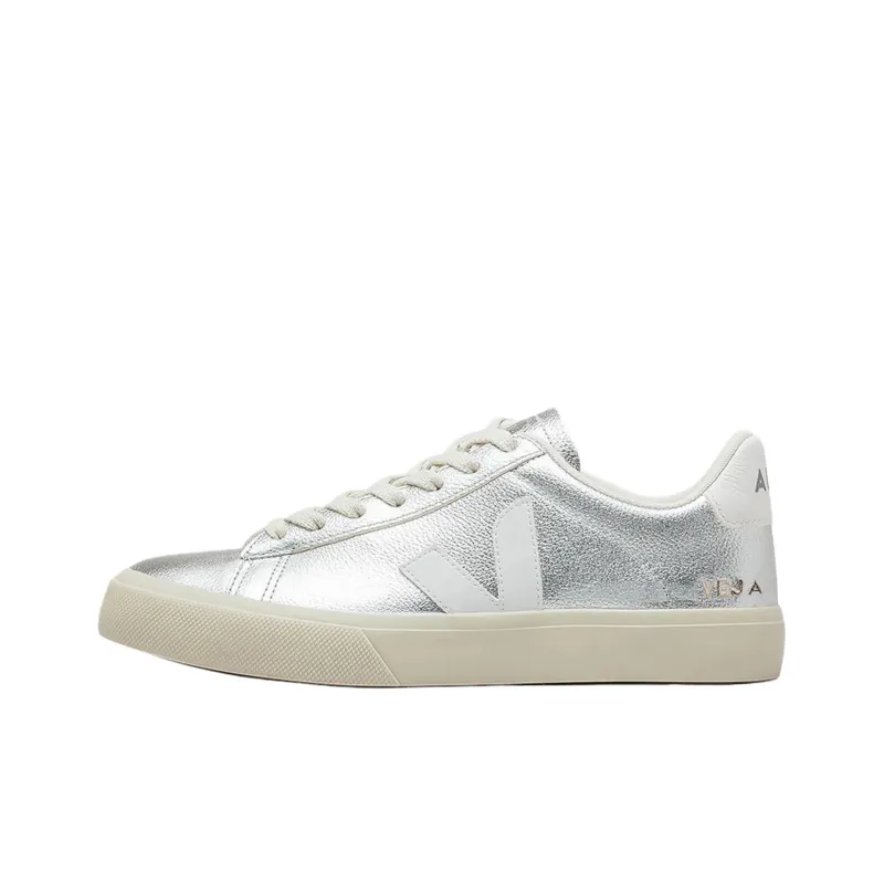 VEJA Campo Low Top Skateboard Shoes Women's Silver-0