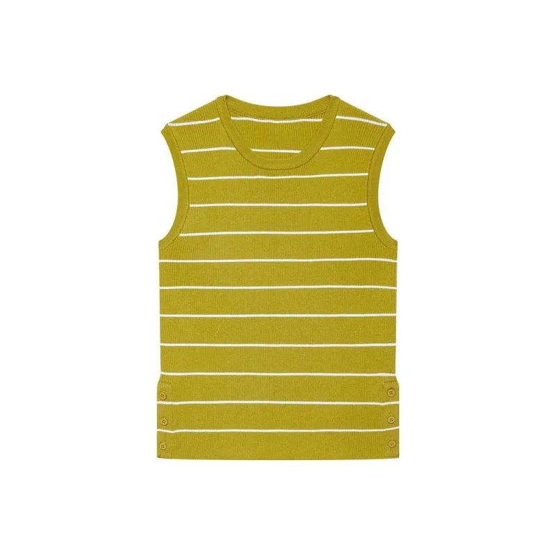 DKNY SS24 Tank Top Women's Ginger Yellow-0