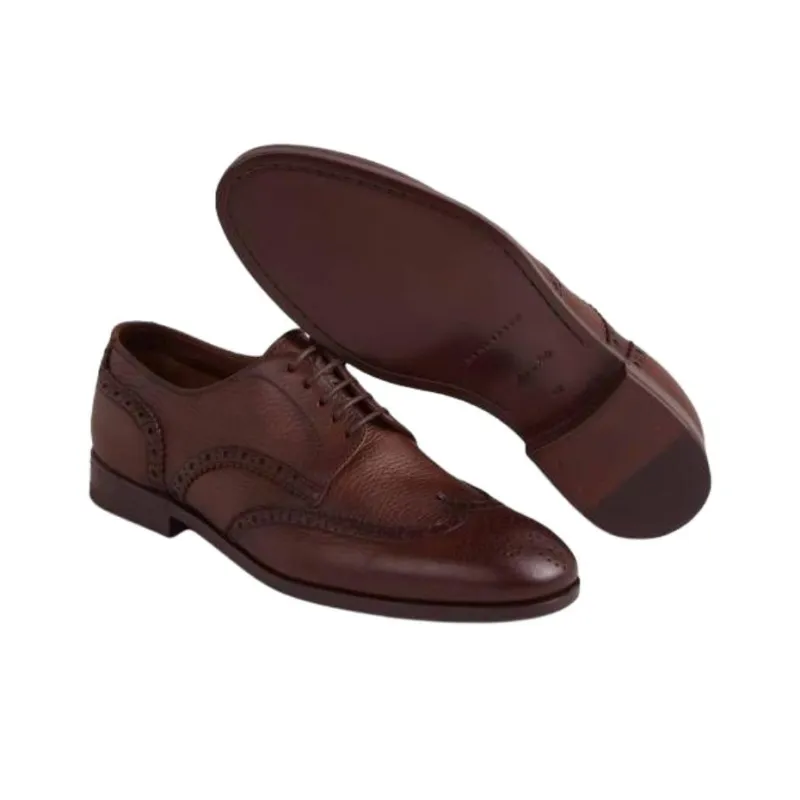 Henderson Baracco Dress Shoes Men's Burgundy-4