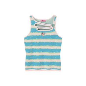 CHUU Tank Tops Women's Pink Stripes