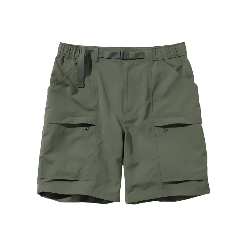 UNIQLO Casual Shorts Unisex Dark Olive-0