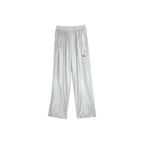 PUMA Pd Rct T7 OVERSIZED METALLIC TRACK PANTS Casual Pants Unisex Light Gray