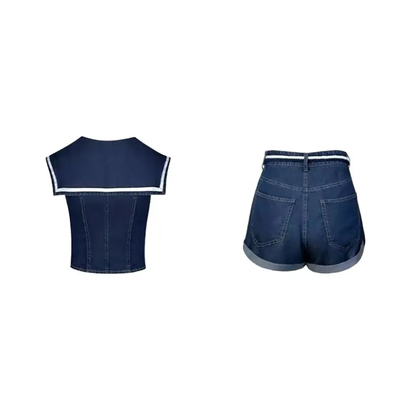 HUINIAN Casual Suit Women's Blue-1