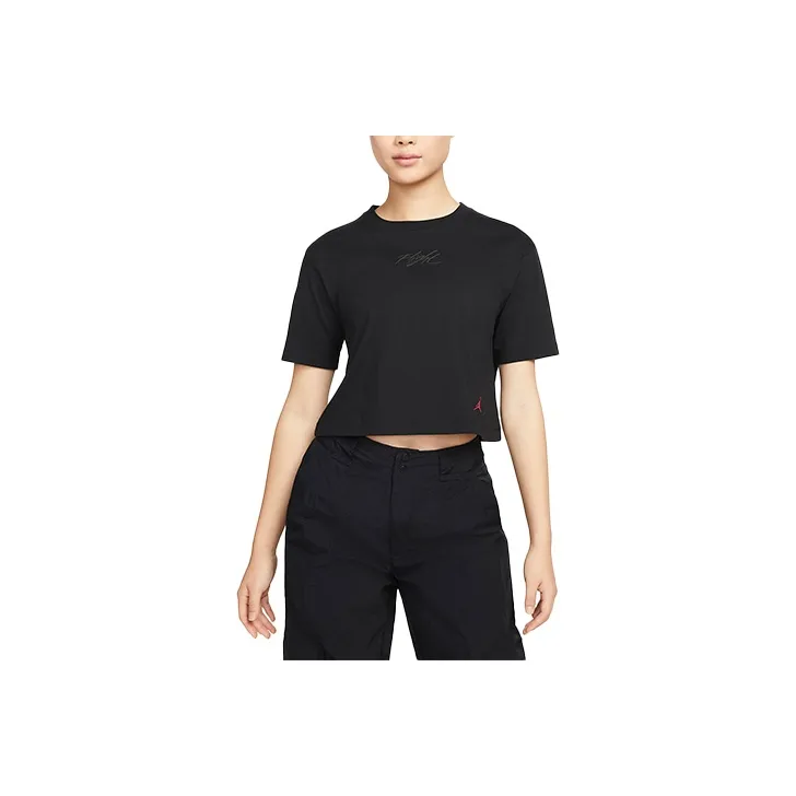 Jordan Crop Tops Women's Black-0