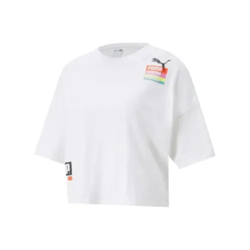 PUMA Crop Tops Women's White