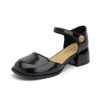 GEMEIQ Block Heel High Heels 4.5cm Women's