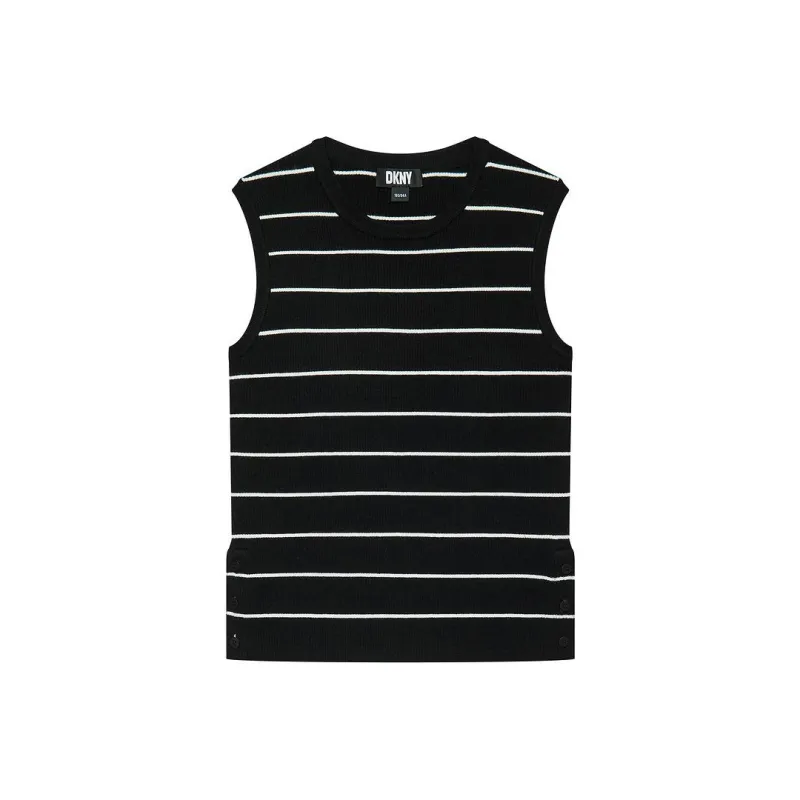DKNY SS24 Tank Top Women's Black & Multicolor-0