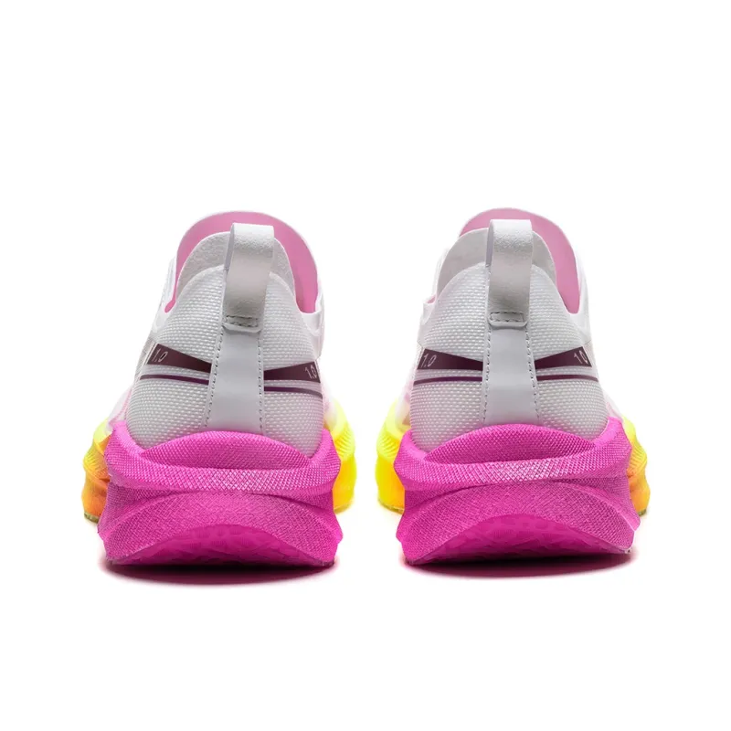 Dynamic Power Cushioned Slip Resistant Abrasion Resistant Low Top Carbon Plate Casual Running Shoes Unisex Colorful-4