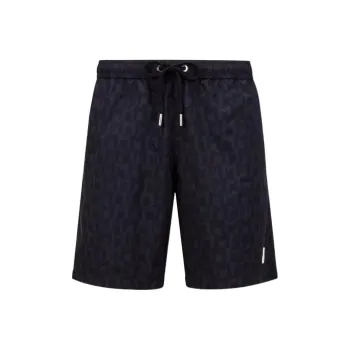 Moncler Monogram Printed Swim Shorts