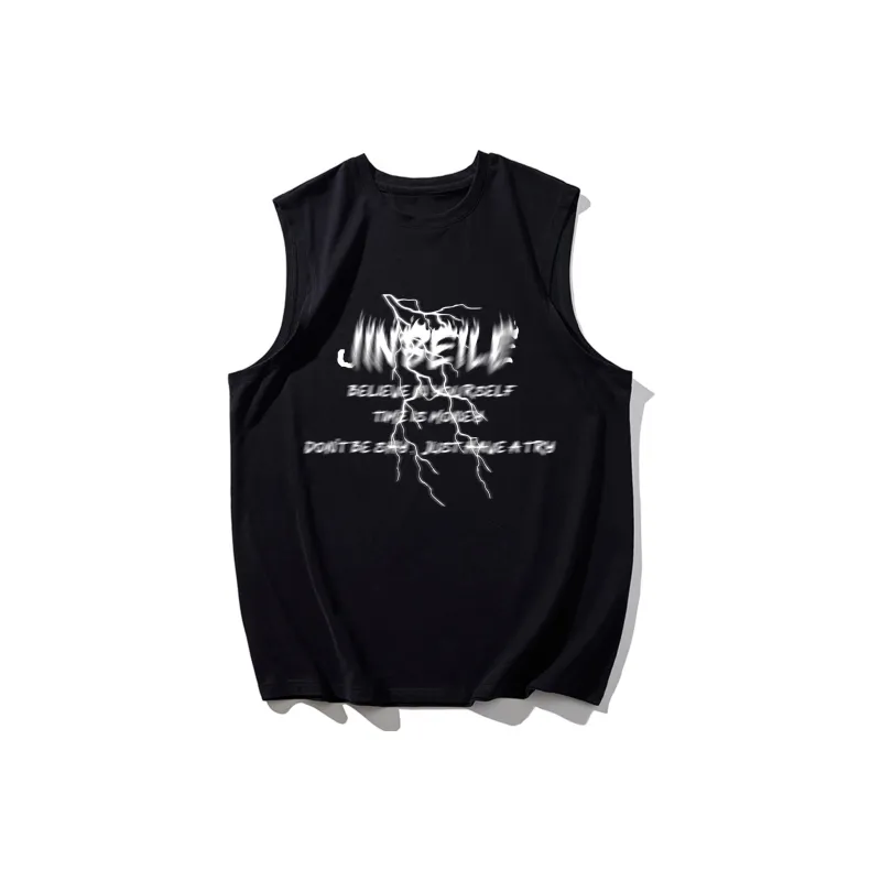 JINBEILE Tank Tops Unisex-0