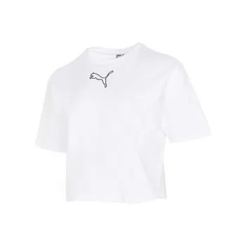 PUMA Downtown Crop Tops Women's White