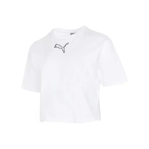 PUMA Downtown Crop Tops Women's White
