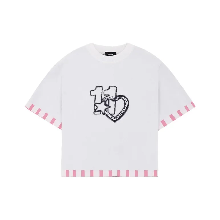 WE11DONE Crop Tops Women's Pink-0