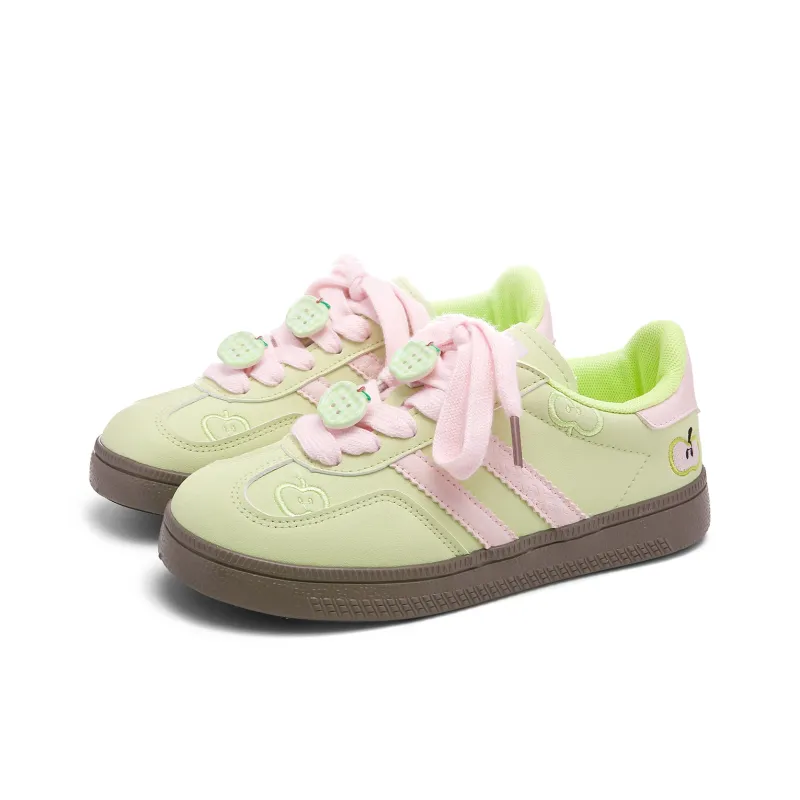 Lovely You Abrasion Resistant Lightweight Slip Resistant Low Top Skateboard Shoes Women's-17