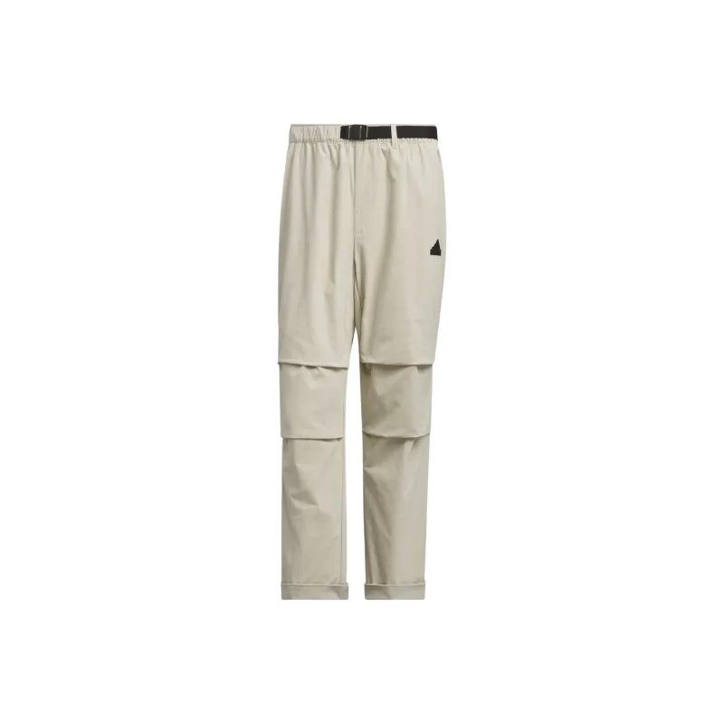 Adidas FW24 Casual Pants Men's Sesame Earth Gray-0