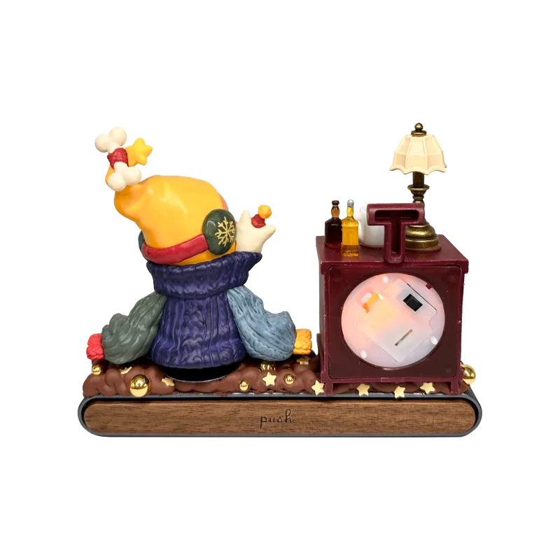 [Modified Doll] POP MART From Stars Collection Car Parking Sign, Warm Fireplace, Brown Hang Tag Box 12cm-3