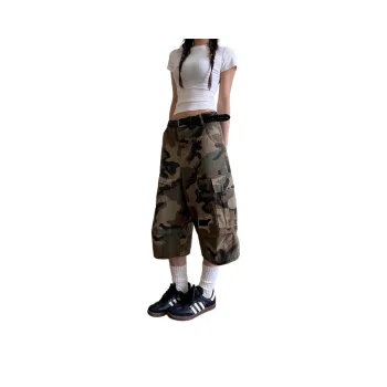 KVIV Denim Shorts Men's Camouflage 
