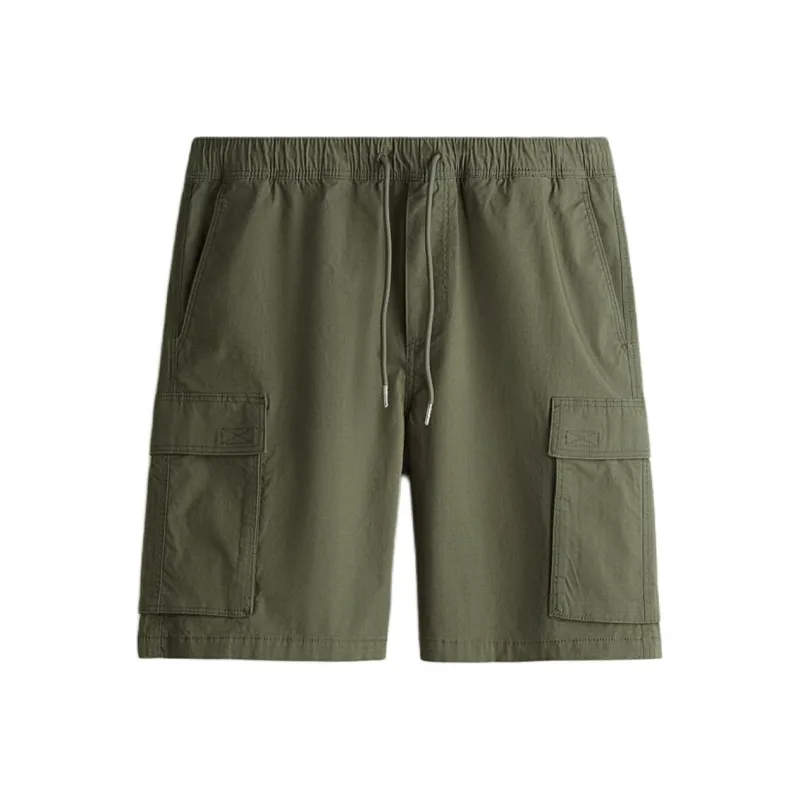H&M Cargo Shorts Men's Khaki Green-0