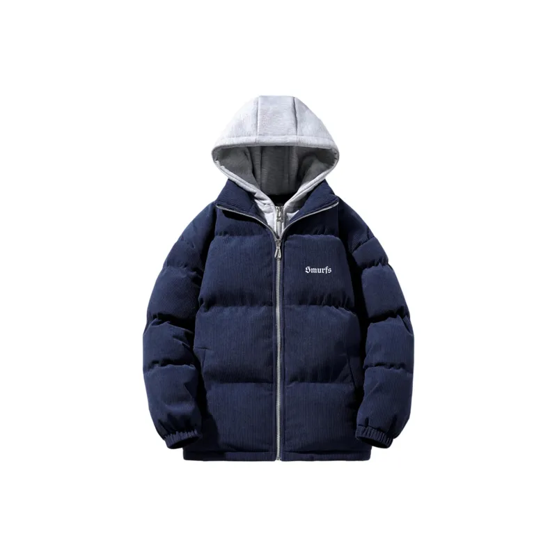 The Smurfs Puffer Jacket Unisex Black-6