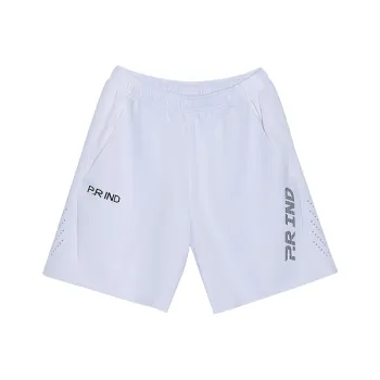 P.R IND Casual Shorts Unisex White