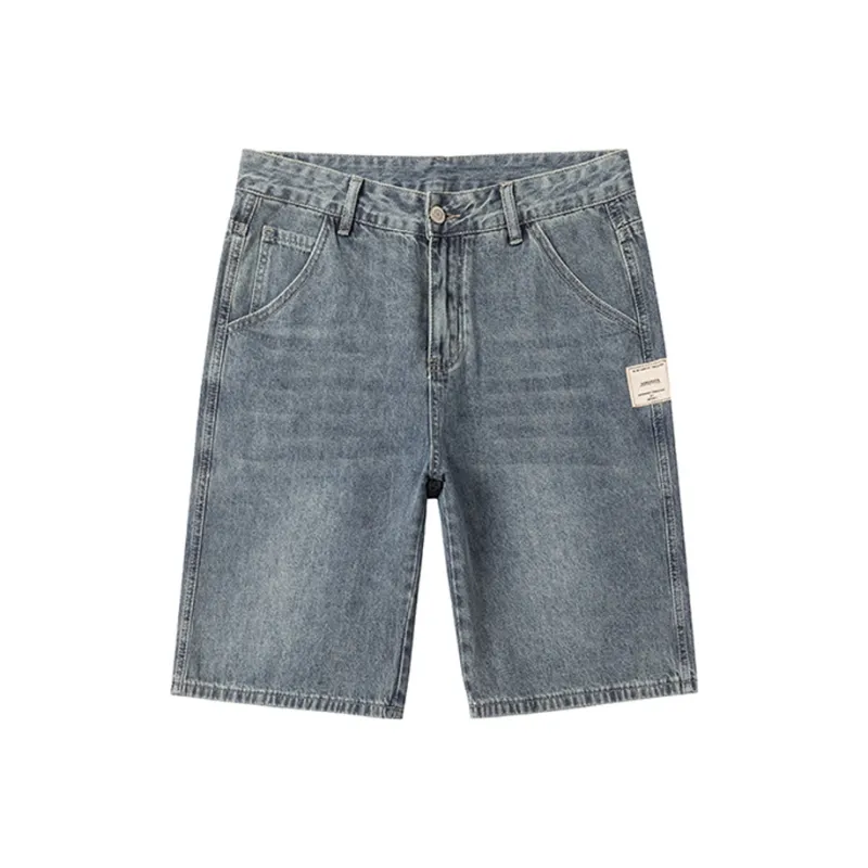 JUCY JUDY Denim Shorts Unisex Vintage Blue-0