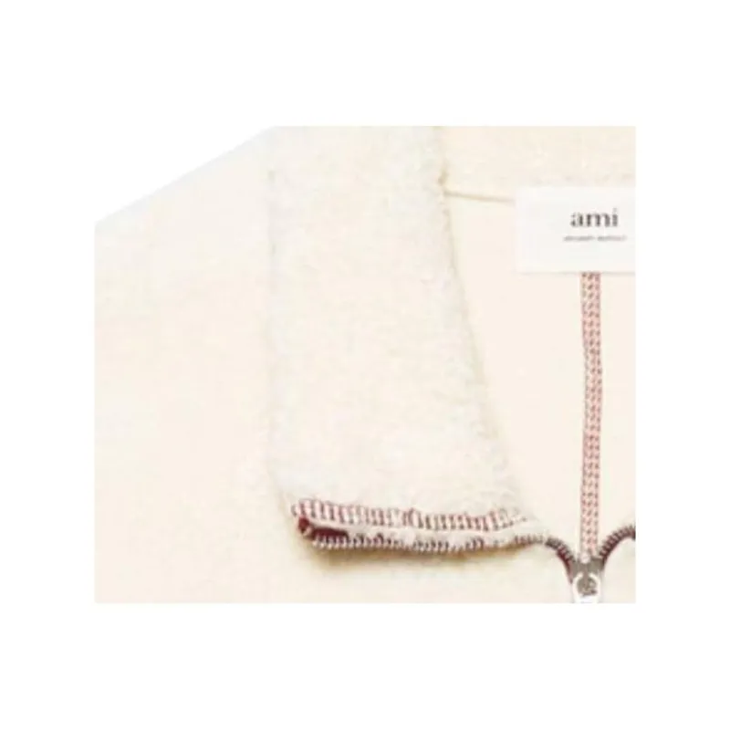 Ami Paris Ami De Coeur Faux Shearling Jacket-4
