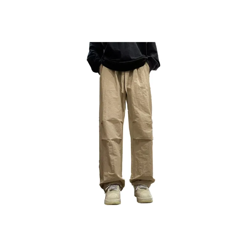 AMANDA BY Casual Pants Summer Unisex Black-4