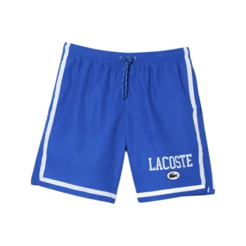LACOSTE Logo print Swim Shorts