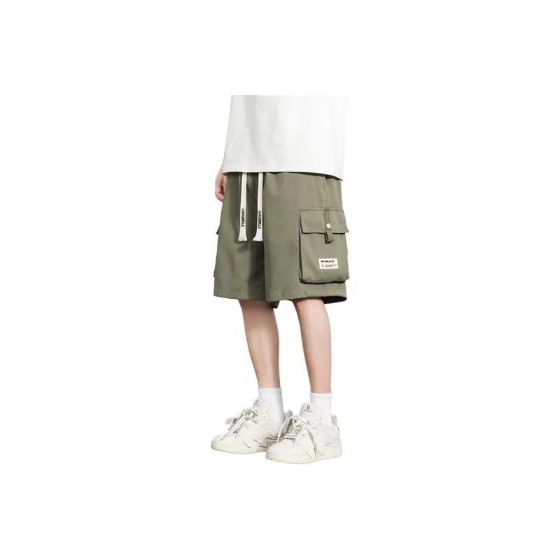 Caramella Cargo Shorts Unisex Black-18