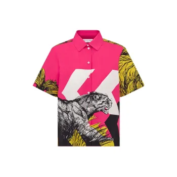 DIOR Quarterly New Products Crop Tops Women's Pink