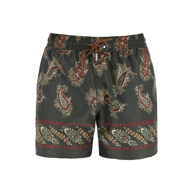 ETRO Paisley Print Swim Shorts-3