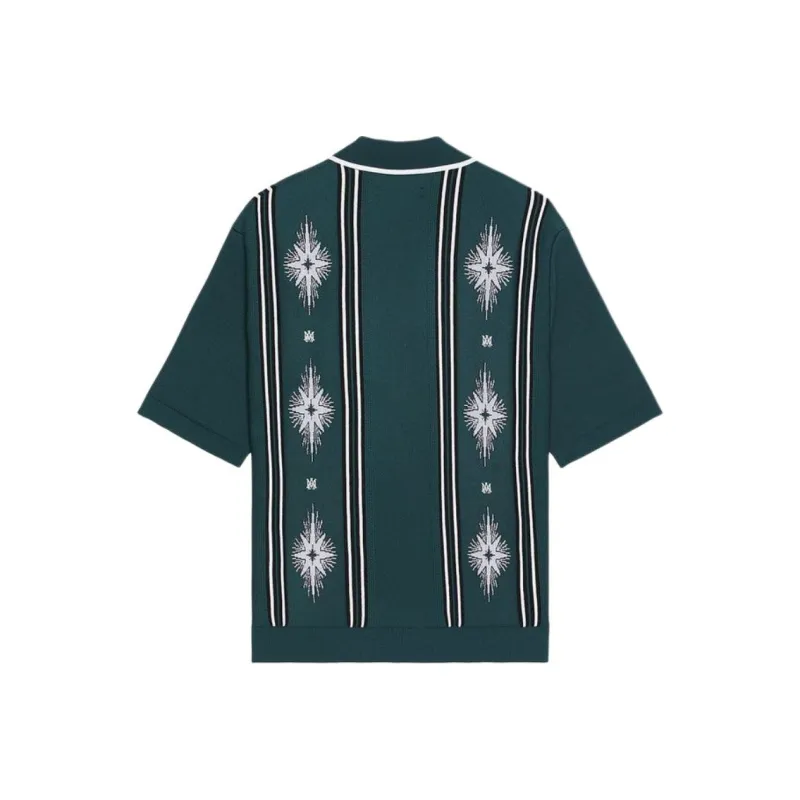 AMIRI Starburst Button Down Polo-1