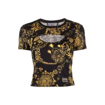 VERSACE JEANS COUTURE T Shirt Women's Black