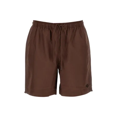 FRED PERRY Swimming Shorts Men's Umber