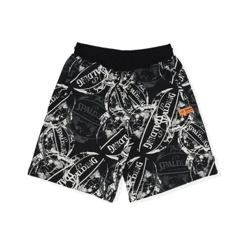 SPALDING Loose Fit Shorts Unisex Black