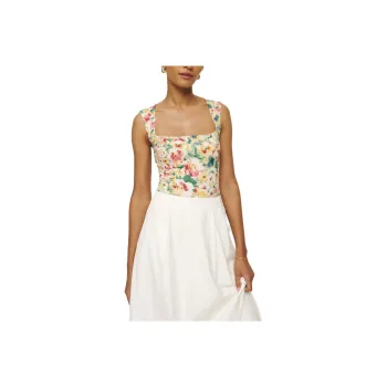 REFORMATION Diandra Top Tank Tops Women's Multicolor