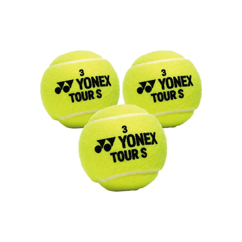 YONEX TOUR S Tennis Balls Nylon, Polyester, Wool Training Ball Yellow-3