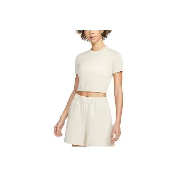 Nike Sportswear Essentials Series Crop Tops Women's Dune White
